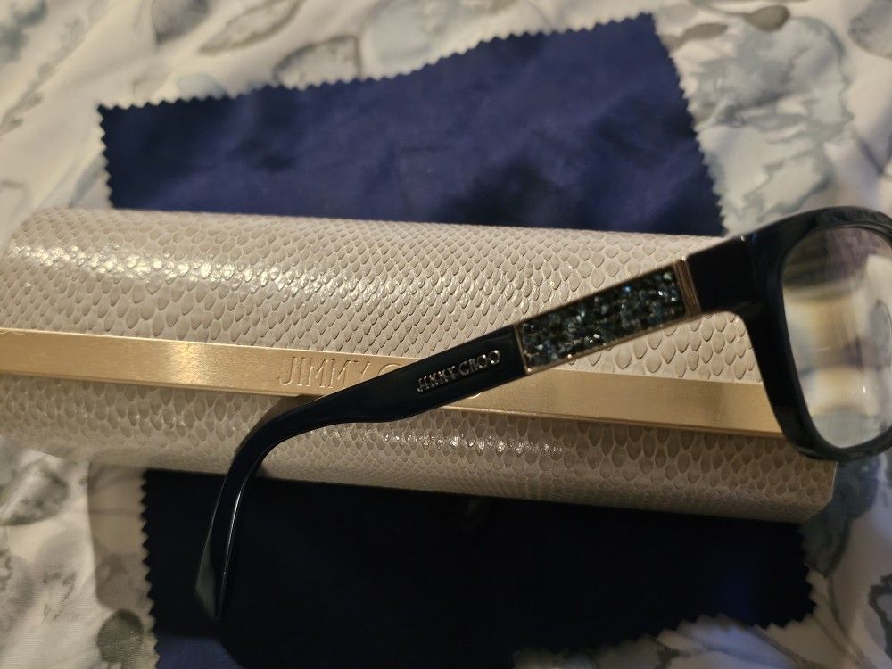 Jimmy Choo frame glasses woman