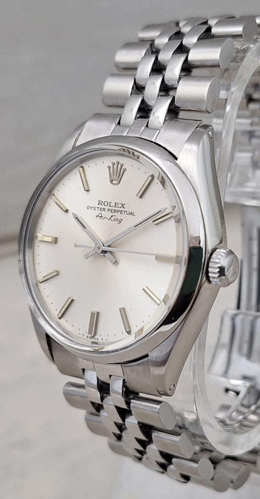 Rolex Oyster Perpetual Air-King 34mm Mens Watch Orig Jubilee Link Bracelet