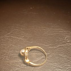 10k ring with two 14k necklaces