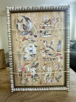 Fall Wooden Owl Lovers Wall Art Photo Board 