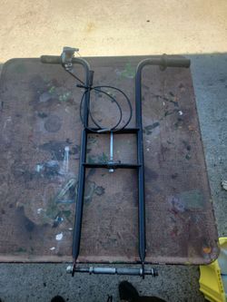 Complete front forks for mini bike