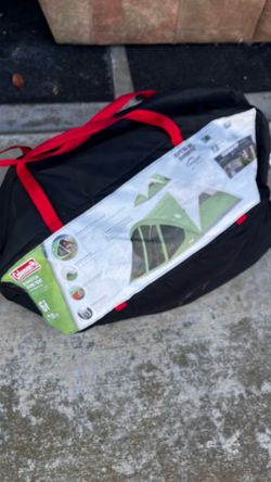 Coleman 6 person tent with screen room