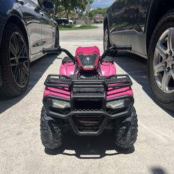 Pink Electric 4 Wheeler