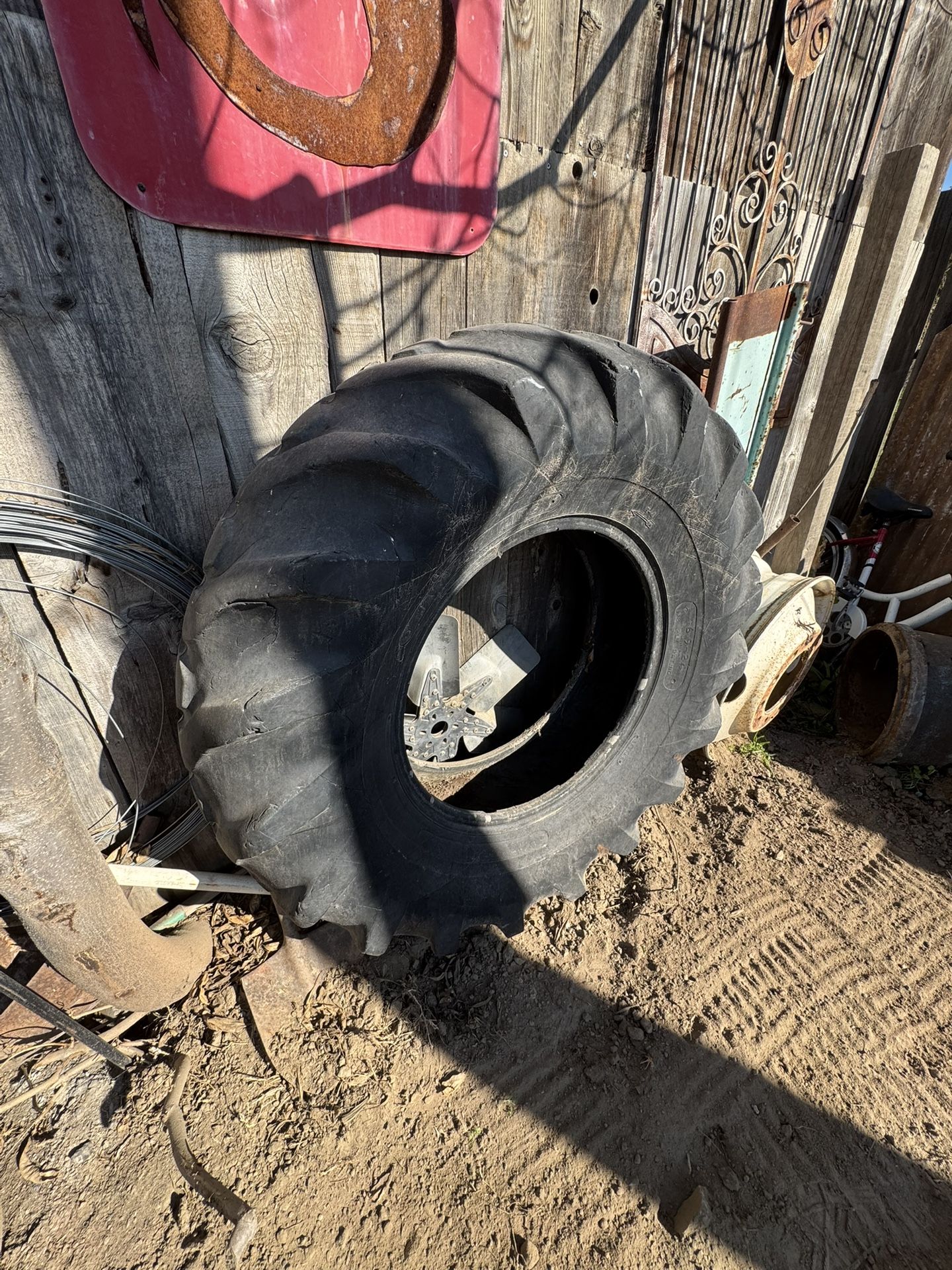 Fitness Tire Old But In Good Shape.