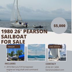 Pearson 26’ One Design Sailboat