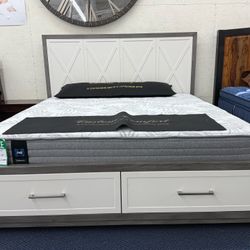 King Storage Bed 