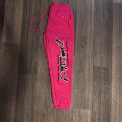 Hot Pink Punk's Sweatpants S Star Graphic Joggers