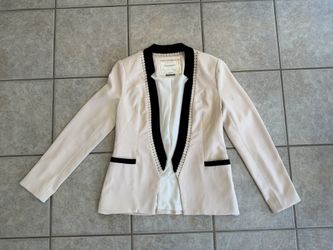 Cartonnier by Anthropologie Women's suit jacket size Small pink and black blazer
