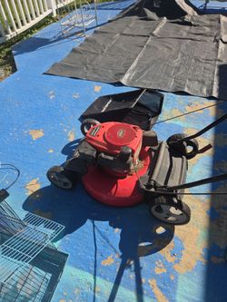 Lawnmower with bag $50