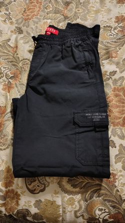 Guess black cargo pants size 12