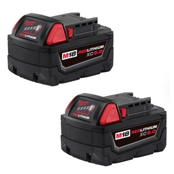 2 Milwaukee Batteries