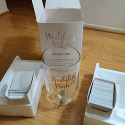 Wedding Wishes Glass Jar