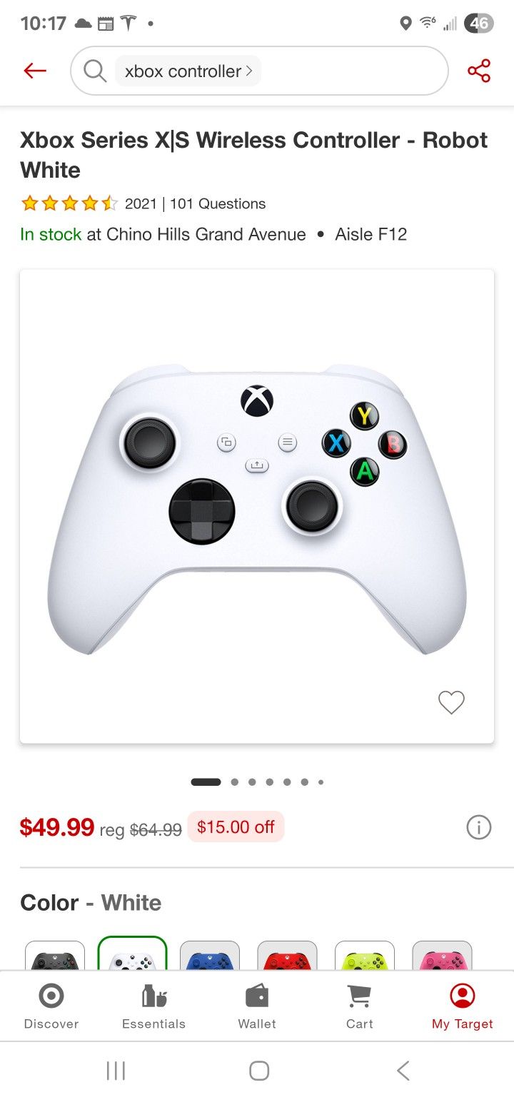 Xbox Series X|S Wireless Controller - Robot White