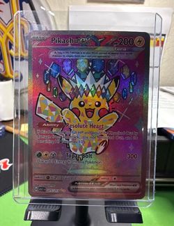 Pikachu ex 277/217 Special Illustration Rare Ascended Heroes Pokemon NM