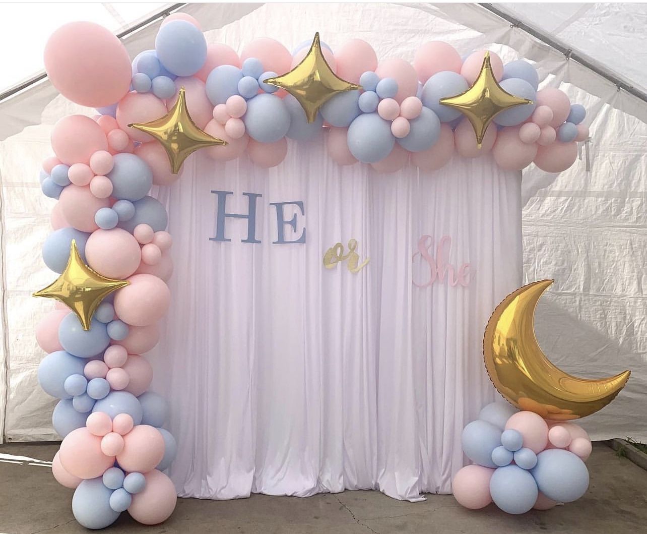 Gender Reveal Backdrop