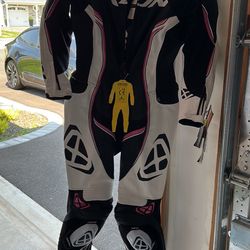 Ixon Lady Vortex Genuine Leather Professional Motorcycle Suit