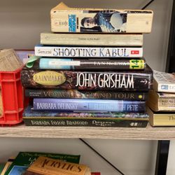 Group Of Books Grisham Barbara Bradford Pat Conroy Delinsky