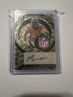 Marvin mims 1/1 nfl shield rookie auto