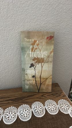 Thankful canvas