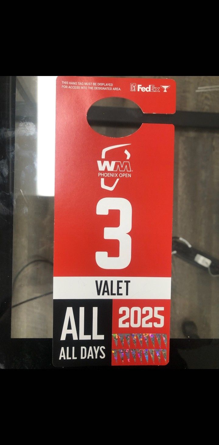 Vip Parking Pass....!!