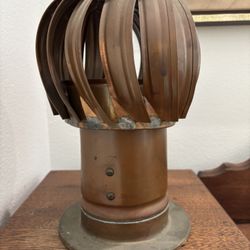 Antique Copper Roof Turbine Vent