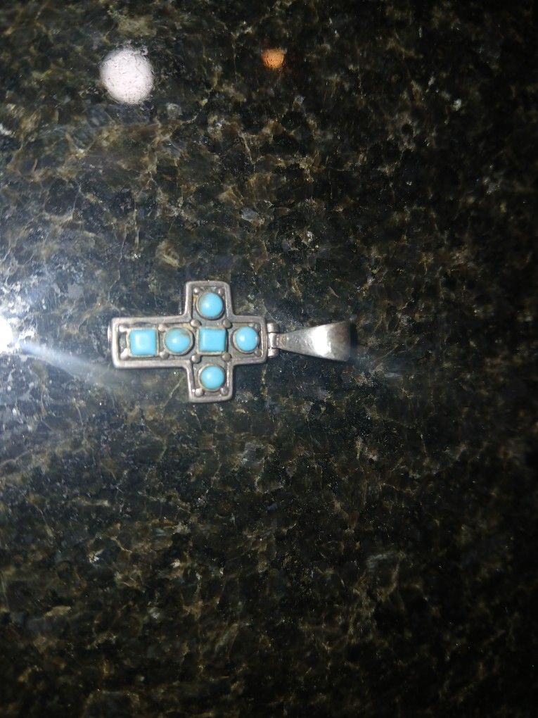 Sterling Silver 925 Cross Necklace Charm