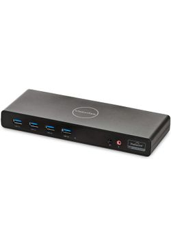 VisionTek VT4000 Universal Dual 4K Laptop Monitor Docking Station, Dual UHD Video, HDMI, DisplayPort, USB 3.0, USB-C, RJ45 Ports, for Mac & Windows -