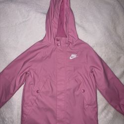 Pink Nike Raincoat Girls Size 6/7