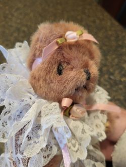 Bear in Lace pantsuit approx 8.5" length