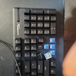 HyperX Alloy Origins - Mechanical Gaming Keyboard Clicky HX Blue Switch, Black