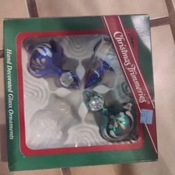 Vintage Krut Adler Glass Christmas Tree Atomic Stenciling 