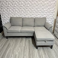 Sofa Couch With Ottoman