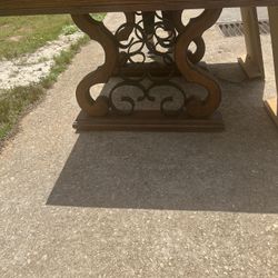 Beautiful Wooden Table With Six Chairs