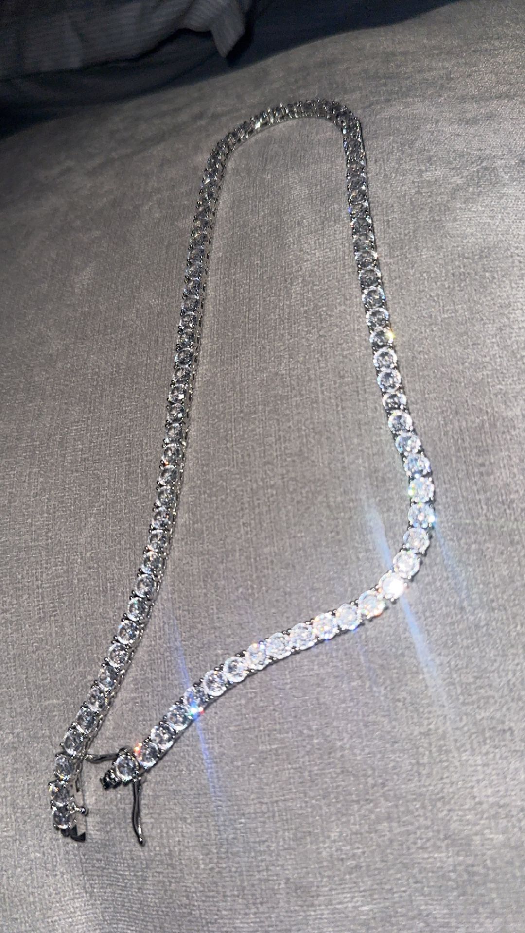 VVS Moissanite Diamond Chain 16cm 