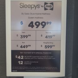 Sealy King Hybrid Mattress