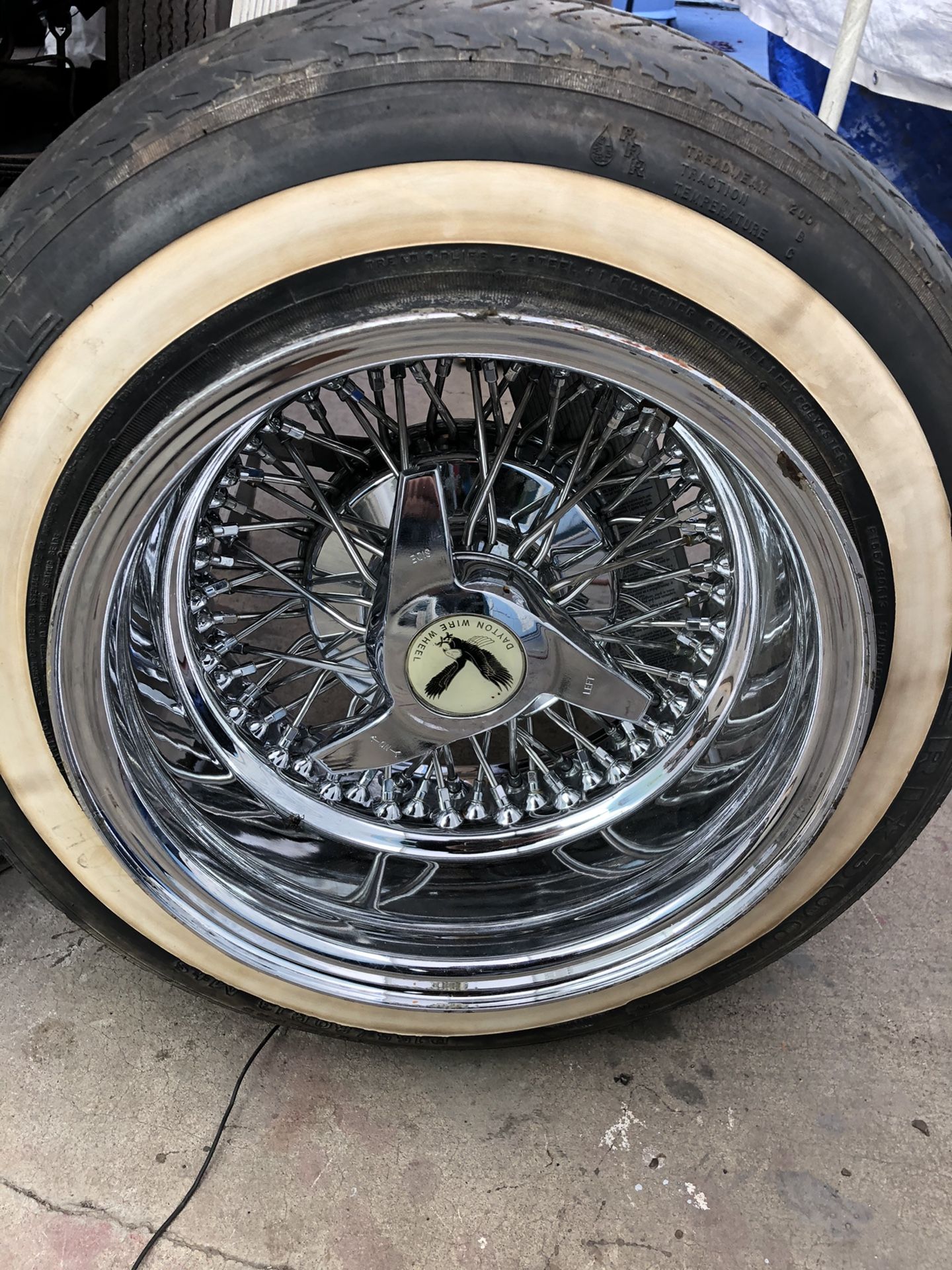 Dayton wire wheels (og pre stamped) for Sale in Stockton, CA OfferUp