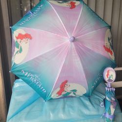New Disney  Girls & Boys Umbrellas . Ariel, Frozen,Minnie, Shopkins, Dora, Little Pony,  Frozen #2,  Mickey #1,  Sonic & Mickey $12 Each Or 2 ×$20. 