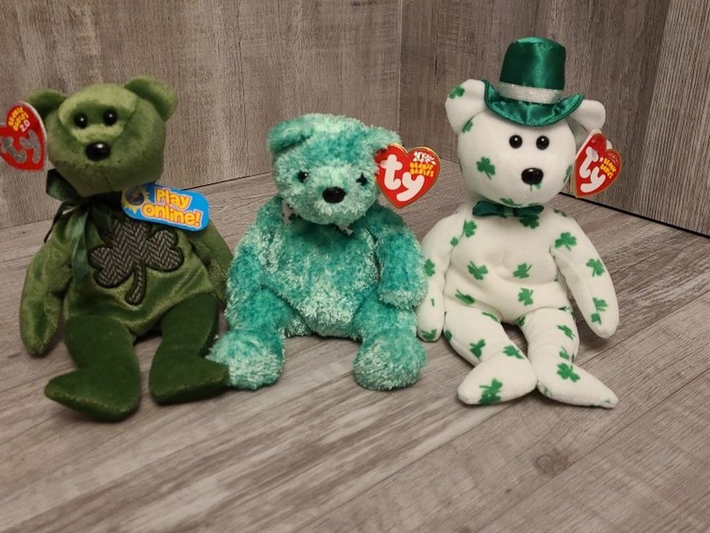 Beanie Babies LUCKIER, O'FORTUNE, LUCK-E