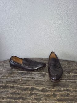 Gravati Men's Brown Italian Leather Loafers Size 11 M Made In Italy