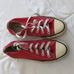 Red Converse Size 3 M, 5 W  $20