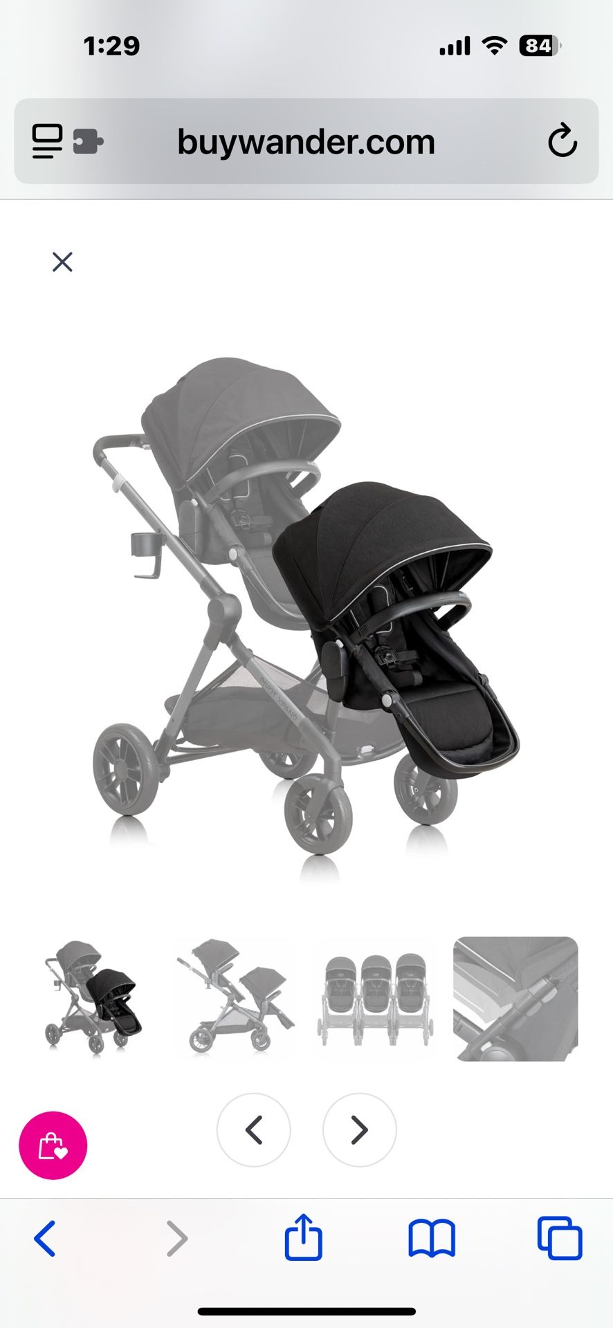Evenflo Pivot Xpand Stroller Second Seat 