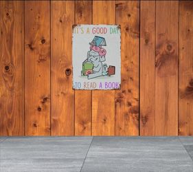 Cute Vintage Iron Painting/ Classroom Decorations 