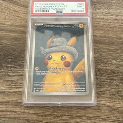 Pikachu W/ Grey Felt Hat 85 PSA 9