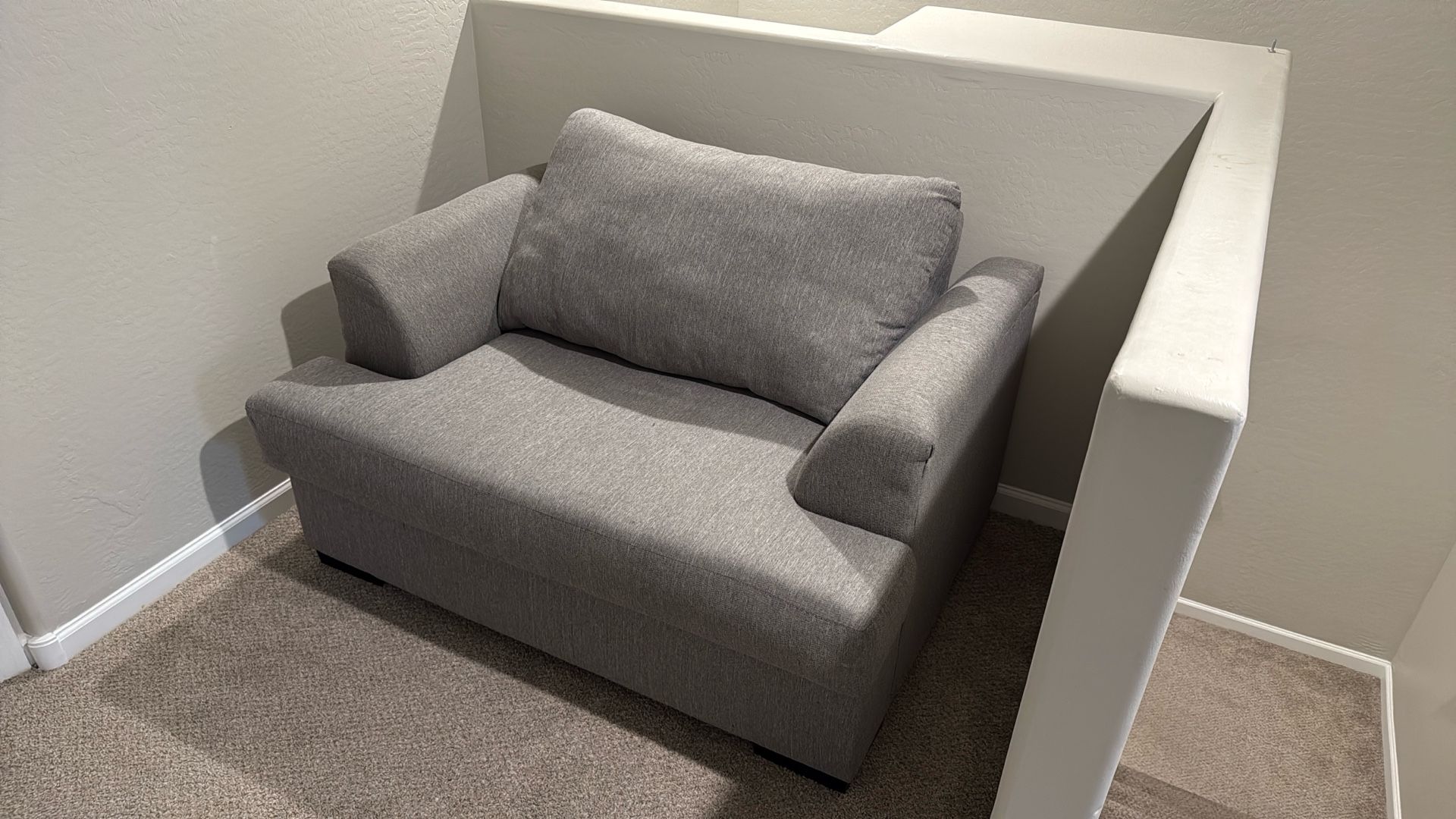 Grey Loveseat