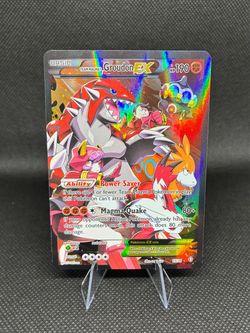 Team Magma's Groudon EX 15/34 Pokemon Card (LP)