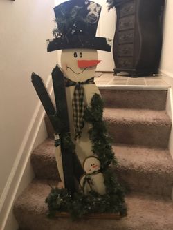 Light up snowman