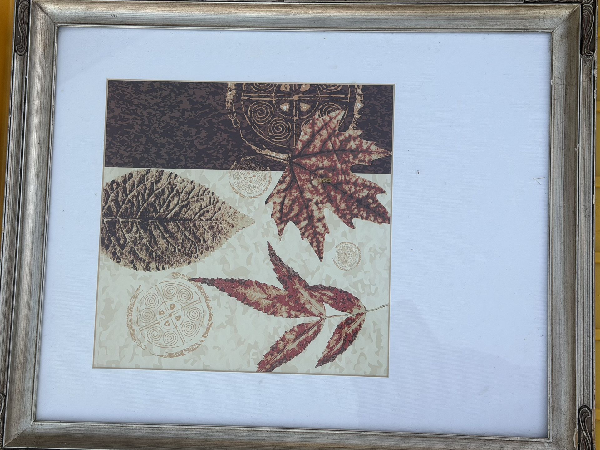 Autumn Leaves Framed Photo Wall Decor