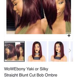 Wow Ebony Wig 