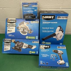 7 PIECE HART ASSORTED TOOLS BUDLE DEAL * ALL ITEMS BRAND NEW IN BOX