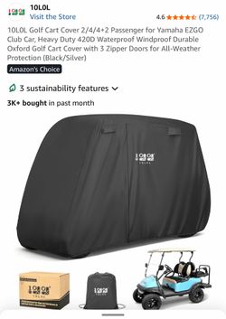 10L0L Golf Cart Cover